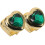 4Pièces Accessoires Dents Vert Métal Grills Cosplay Rap 1
