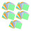300Pièces Papier Iridescent Pour Artisanat DIY Décoration 8