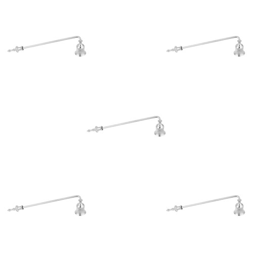 5Pièces Extincteur Manche Long Métal Argenté Simple Sûr 2