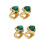 4Pièces Accessoires Dents Vert Métal Grills Cosplay Rap 7