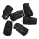 24Pièces Embouts Bâtons PVC Noir Longue Durée Résistance 2