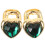 4Pièces Accessoires Dents Vert Métal Grills Cosplay Rap 2