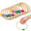 40Pièces Jeu De Lancer D'anneaux Coloré En Bois Pour 5