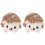 2Pièces Coussin Épingles Marron Compact Peluche Pratique Pour Couture 4