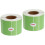 2Pièces Stickers Thermiques Verts Résistants Eau Huile Pour 4