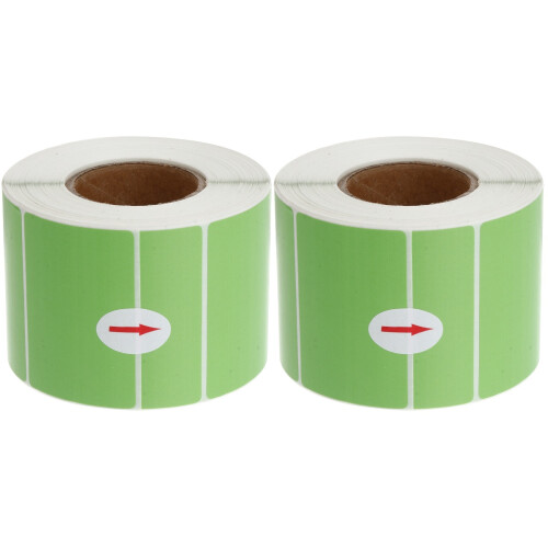 2Pièces Stickers Thermiques Verts Résistants Eau Huile Pour 1