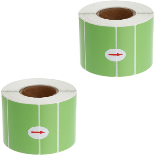 2Pièces Stickers Thermiques Verts Résistants Eau Huile Pour 2
