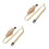 2Pièces Ceinture Porte-Outils Khaki ABS Nylon Fixation Rapide Marteau 4