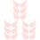9Paires Barrettes Rose Accessoires Légères 3