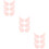 9Paires Barrettes Rose Accessoires Légères 10