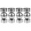 4Pièces Fixations Rampe Main Courante Acier Inox Durable 2