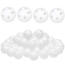 100Pièces Insertions Balles À Grelots Blanches Pour Jouets Et Poupées