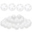 100Pièces Insertions Balles À Grelots Blanches Pour Jouets Et Poupées 1