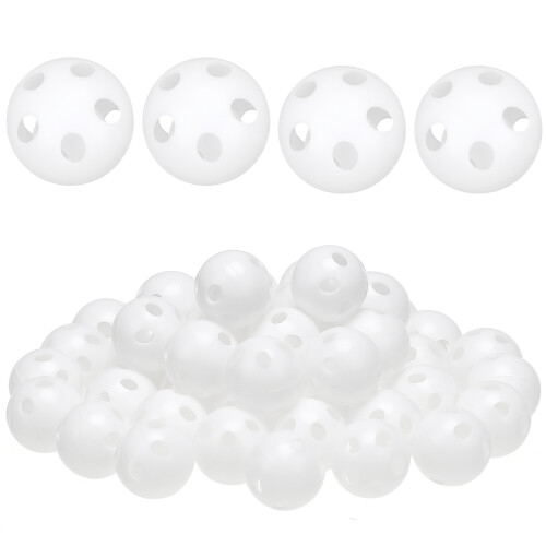 100Pièces Insertions Balles À Grelots Blanches Pour Jouets Et Poupées