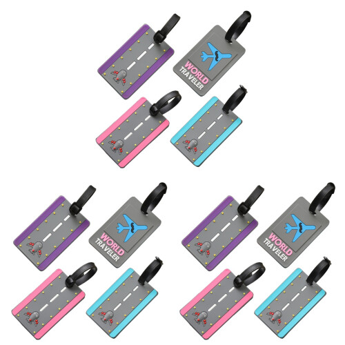 12Pièces Tags Bagage Mode Durable Pour Sac À Main 1