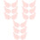 9Paires Barrettes Rose Accessoires Légères 4