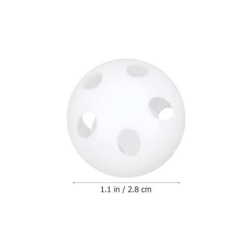 100Pièces Insertions Balles À Grelots Blanches Pour Jouets Et Poupées 1