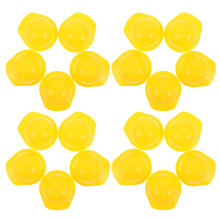 75Pièces Mini Casques Plastiques Jaunes Pour Fête Thème Construction