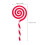 12Pièces Props Sucettes Roses PP Pour Mariages 10
