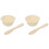 2Ensembles Bols Silicone Beige Pour Usage Cire Et Masques DIY Facile 4