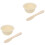 2Ensembles Bols Silicone Beige Pour Usage Cire Et Masques DIY Facile 5