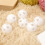 100Pièces Insertions Balles À Grelots Blanches Pour Jouets Et Poupées 4