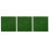 3Pièces Grass Synthétique Vert Décor Terrasse Jardin 5