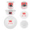2Sets Enamel Tableware Set Food Plates Bowls Cups for Home Use 10