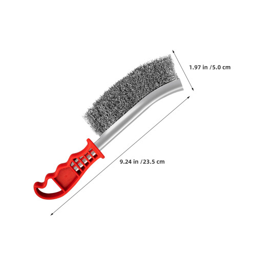2Pcs Heavy Duty Wire Brushes Stainless Steel Rust Removal Tool 1