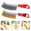 2Pcs Heavy Duty Wire Brushes Stainless Steel Rust Removal Tool 10