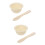 2Ensembles Bols Silicone Beige Pour Usage Cire Et Masques DIY Facile 7