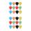 96Pcs Multi Face Paint Sponges High Density Waterdrop Shape for Kids 8