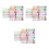 48Pièces Cartes Éducatives Mois Papier Pour 6