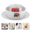 2Sets Enamel Tableware Set Food Plates Bowls Cups for Home Use 8