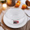 2Sets Enamel Tableware Set Food Plates Bowls Cups for Home Use 5