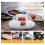 2Sets Enamel Tableware Set Food Plates Bowls Cups for Home Use 7