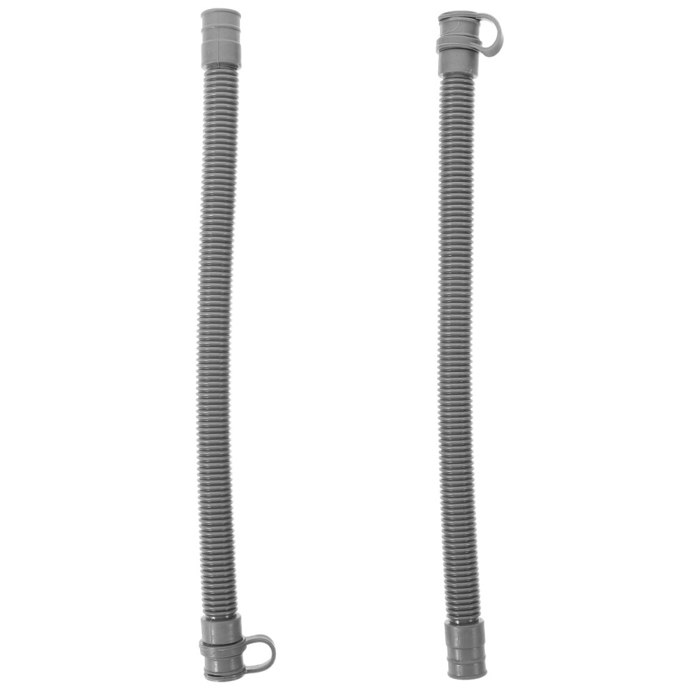 4Pcs Durable Flexible Bathtub Drain Hose Grey Universal Tub Drain Pipe 3612971779440