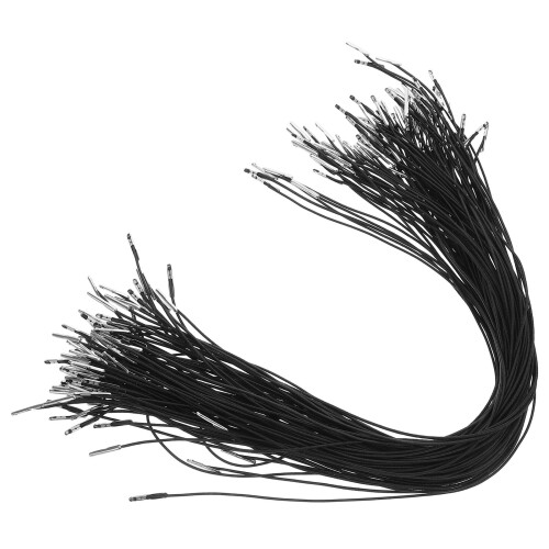 400Pcs Versatile Black Elastic String for DIY Hats Masks 2