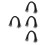 400Pcs Versatile Black Elastic String for DIY Hats Masks 9