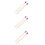 3Pairs Maple Wood Wool Drum Mallets Purple Practical Percussion Sticks 4