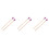 3Pairs Maple Wood Wool Drum Mallets Purple Practical Percussion Sticks 8