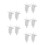 10Pcs Durable White Plastic Replacement Spigot for Water Dispensers 6