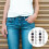 40Pcs Adjustable Metal Jeans Waist Buttons Snap Fasteners Assorted 4