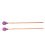 3Pairs Maple Wood Wool Drum Mallets Purple Practical Percussion Sticks 3