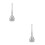 2Pcs Silver Tungsten Carbide Precision Sphere Magnetic Cnc Edm Probe 7