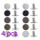 40Pcs Adjustable Metal Jeans Waist Buttons Snap Fasteners Assorted 2