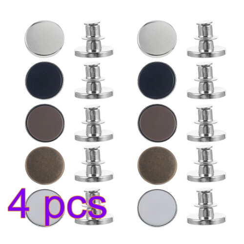 40Pcs Adjustable Metal Jeans Waist Buttons Snap Fasteners Assorted 1