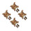 4Pcs Tactical Cat Walking Harness Adjustable Escape Proof Khaki Vest 8