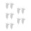 10Pcs Durable White Plastic Replacement Spigot for Water Dispensers 4