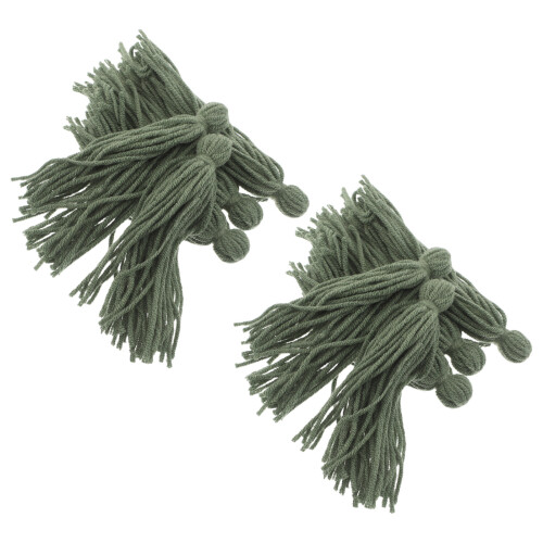 20Pcs Aquarium Fish Spawning Mop Olive Green Floating Breeding Tool 2